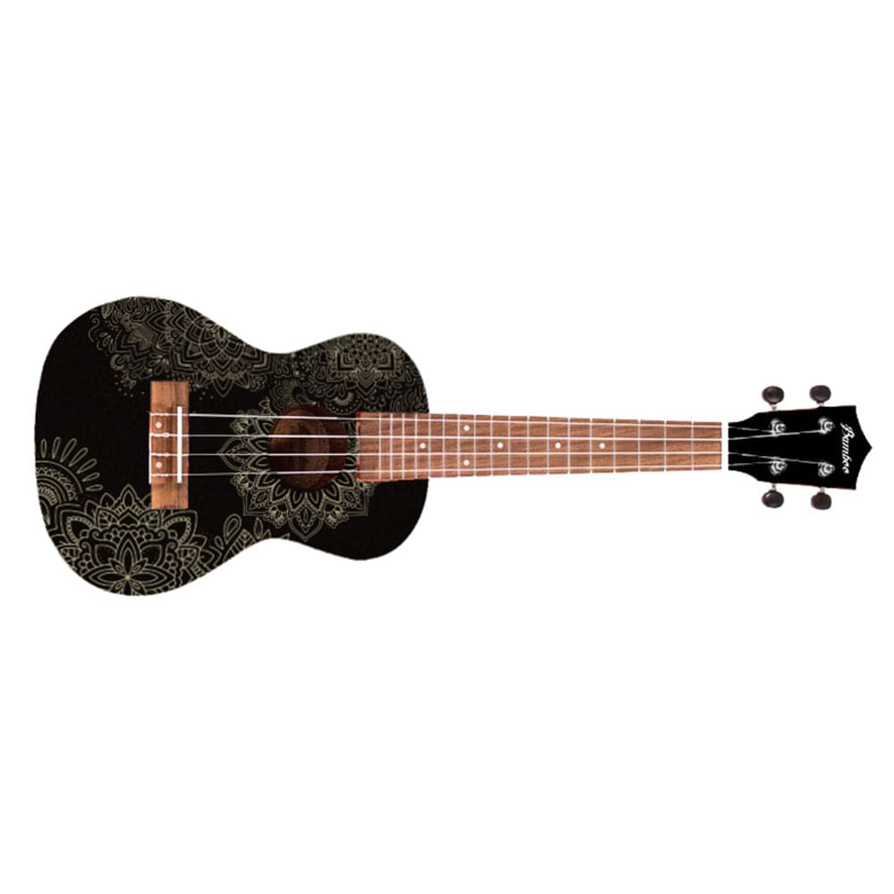 bamboo concert ukuleles bamboo new generation black edition series concert ukulele with gig bag