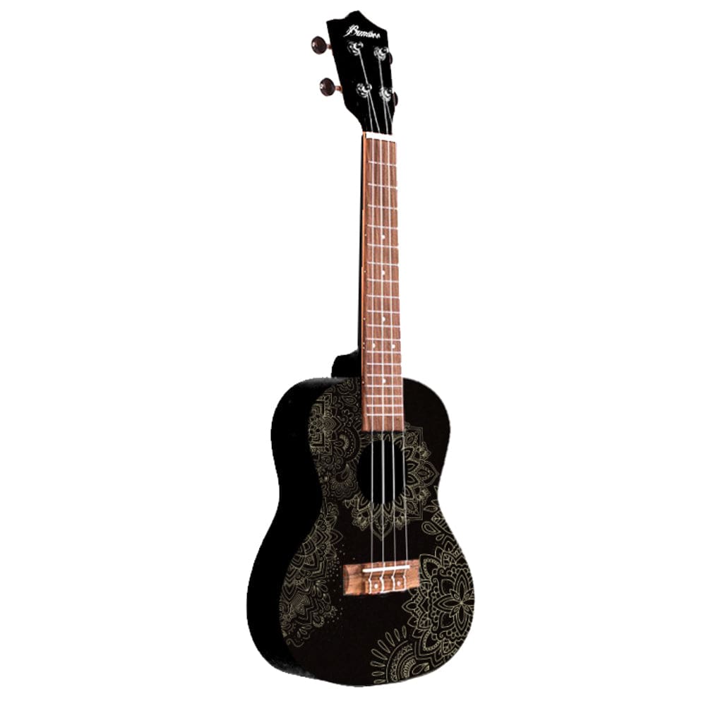 bamboo concert ukuleles bamboo new generation black edition series concert ukulele with gig bag
