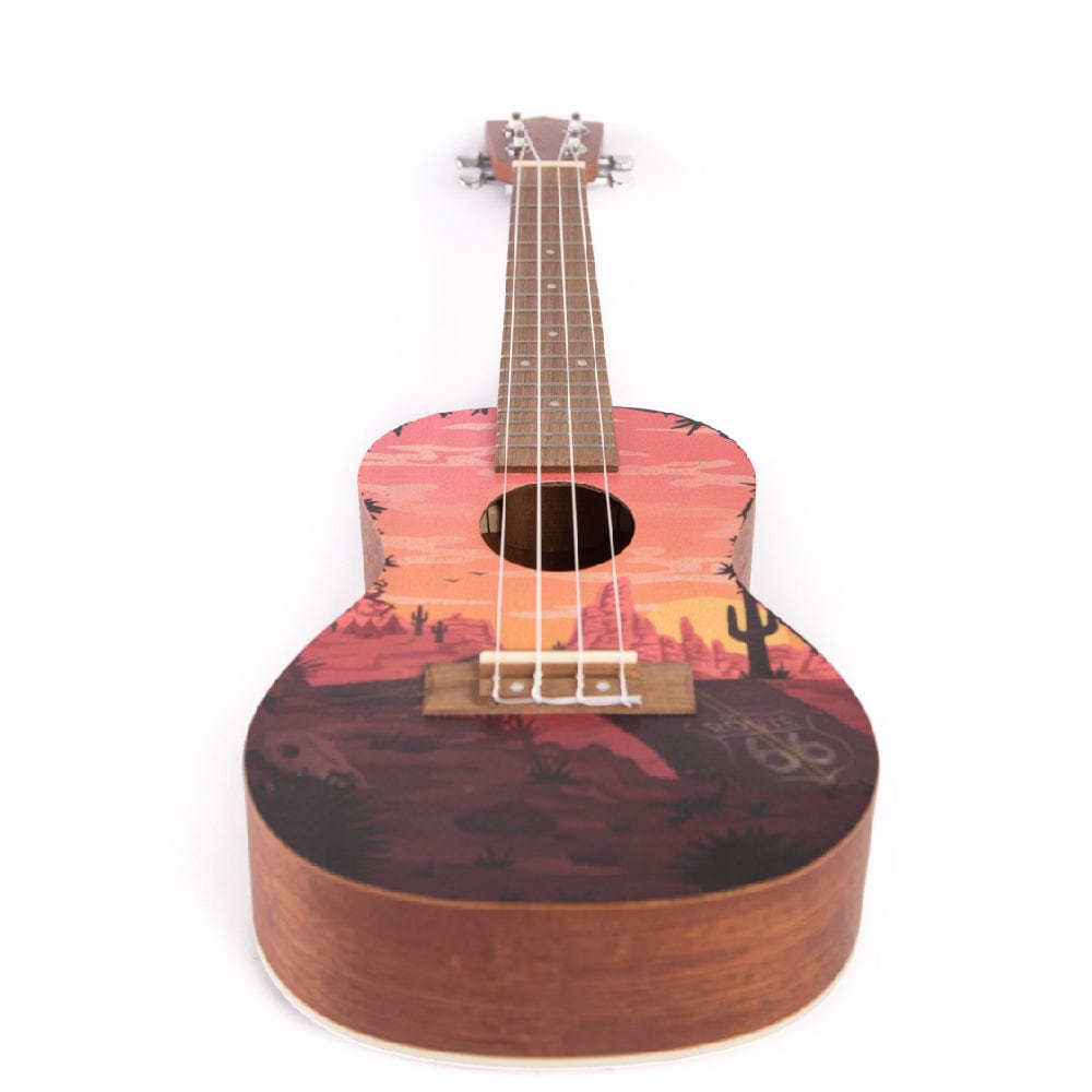 bamboo concert ukuleles bamboo new generation culture line series concert ukulele with gig bag #culture-line_sunset