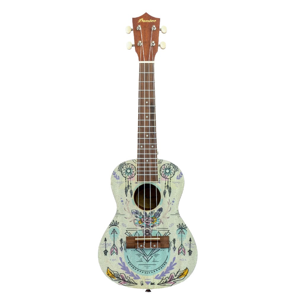bamboo concert ukuleles indie bamboo new generation dreams line series concert ukulele with gig bag #dreams-line_indie