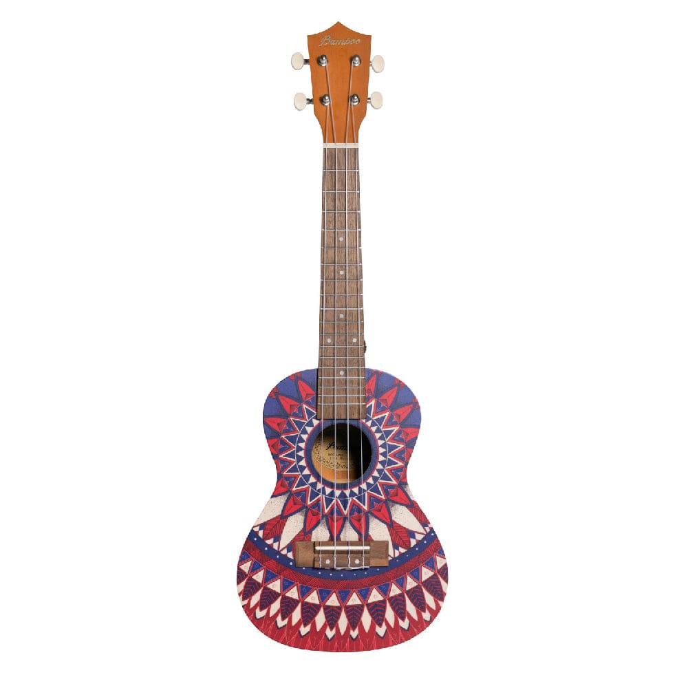 bamboo concert ukuleles passion bamboo new generation mandala line series concert ukulele with gig bag