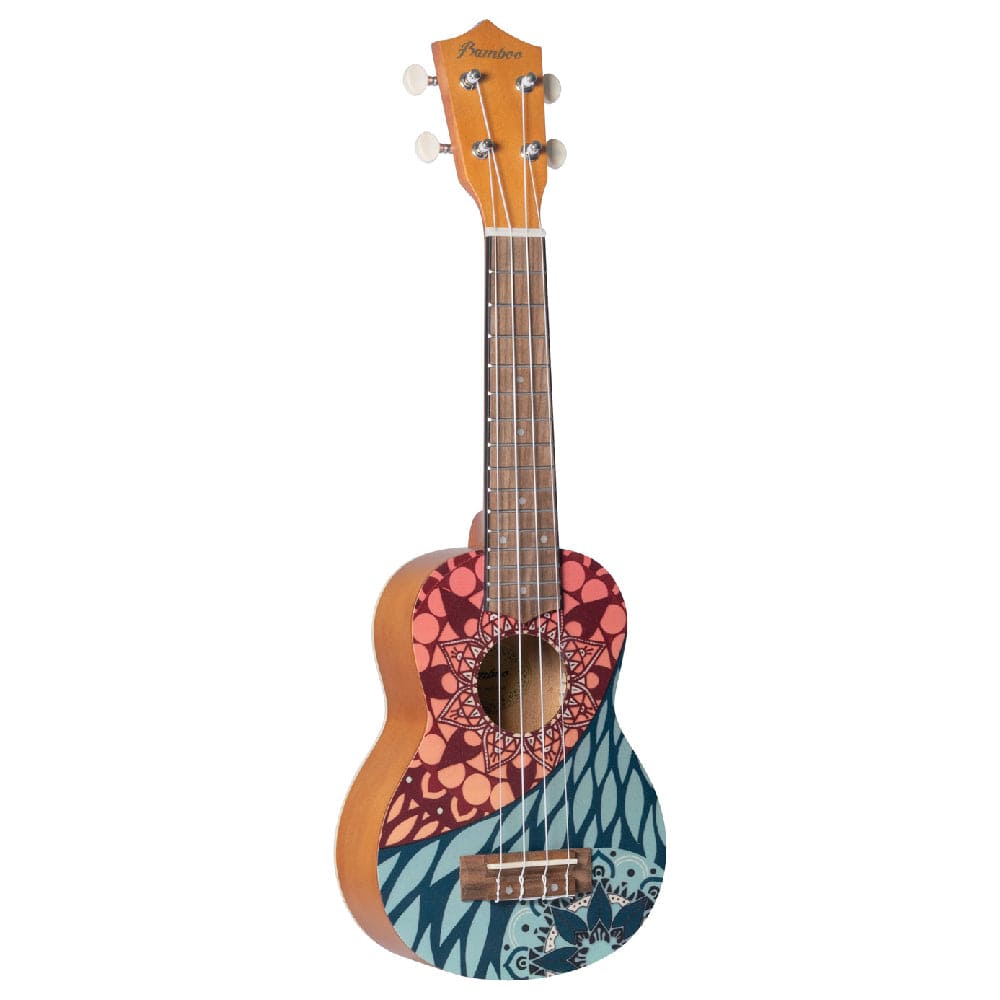 bamboo soprano ukuleles bamboo new generation dreams line series soprano ukulele with gig bag #dreams-line_kani
