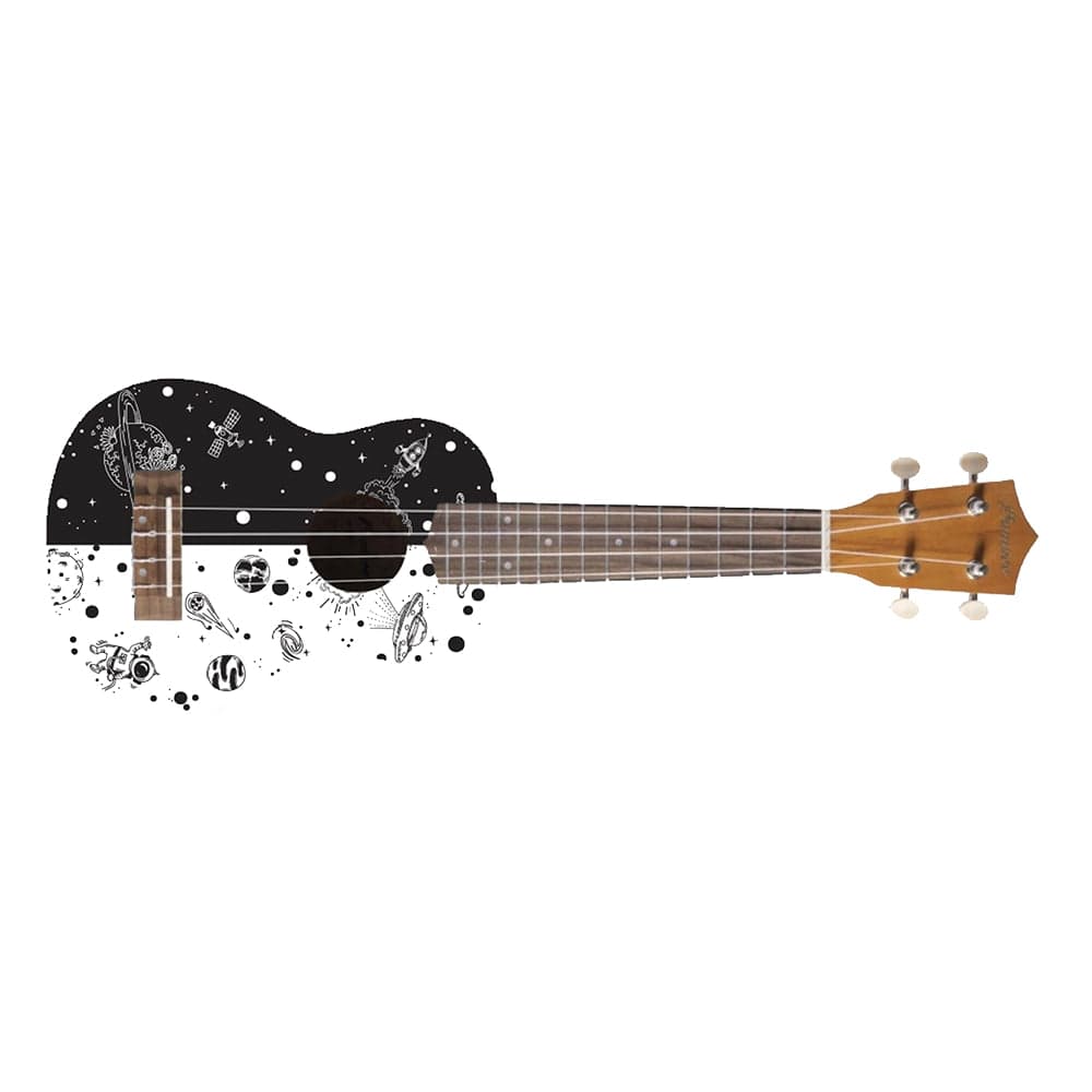 bamboo soprano ukuleles bamboo new generation dreams line series soprano ukulele with gig bag #dreams-line_galactica