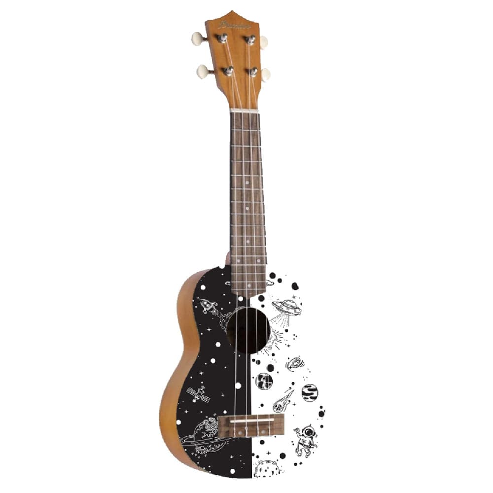 bamboo soprano ukuleles bamboo new generation dreams line series soprano ukulele with gig bag #dreams-line_galactica