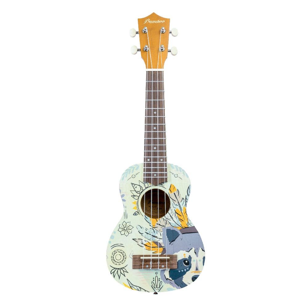 bamboo soprano ukuleles boho bamboo new generation dreams line series soprano ukulele with gig bag
