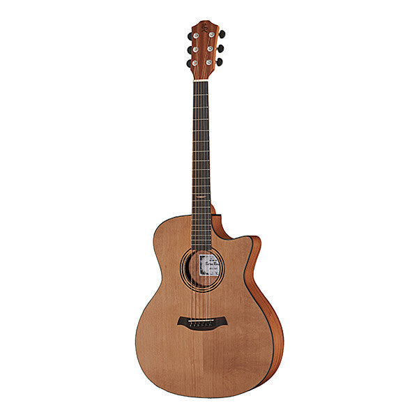 baton rouge acoustic guitars baton rouge ar11c/gace cutaway acoustic guitar - natural open pore