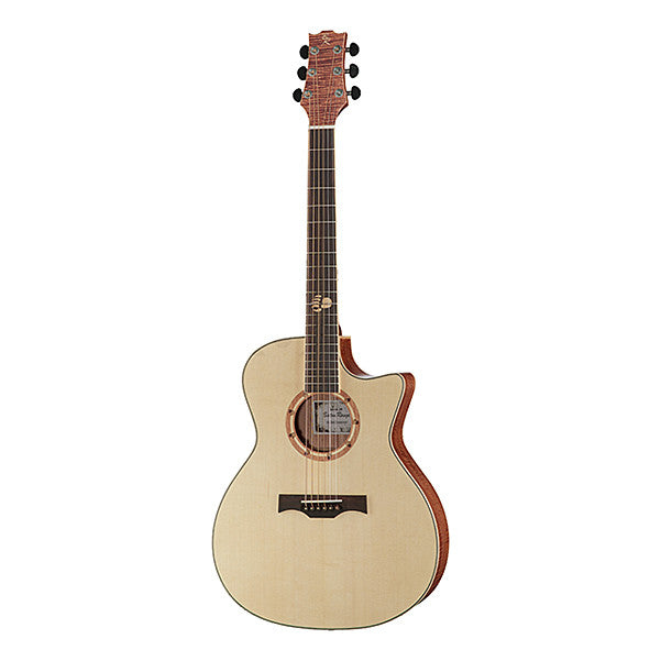 baton rouge acoustic guitars baton rouge x6s/gace bearclaw cutaway acoustic guitar - natural
