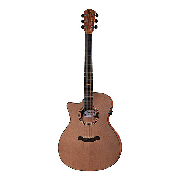 baton rouge electro acoustic guitars baton rouge ar11c/gace left handed cutaway electro acoustic guitar - natural open pore