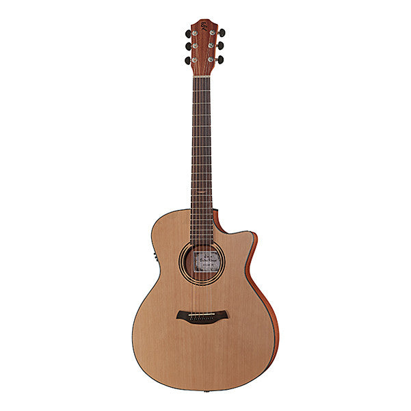 baton rouge electro acoustic guitars baton rouge ar11c/gace-wn cutaway electro acoustic guitar - natural open pore