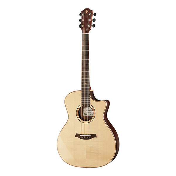 baton rouge electro acoustic guitars baton rouge ar51s/gace cutaway electro acoustic guitar - natural with gloss top