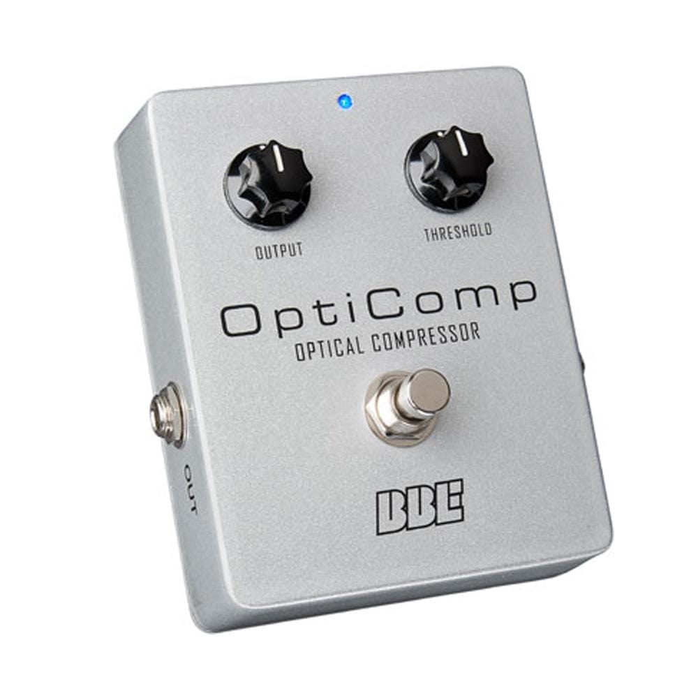 bbe effect pedals bbe opticomp oc-5 all-analog optical compressor effects pedal