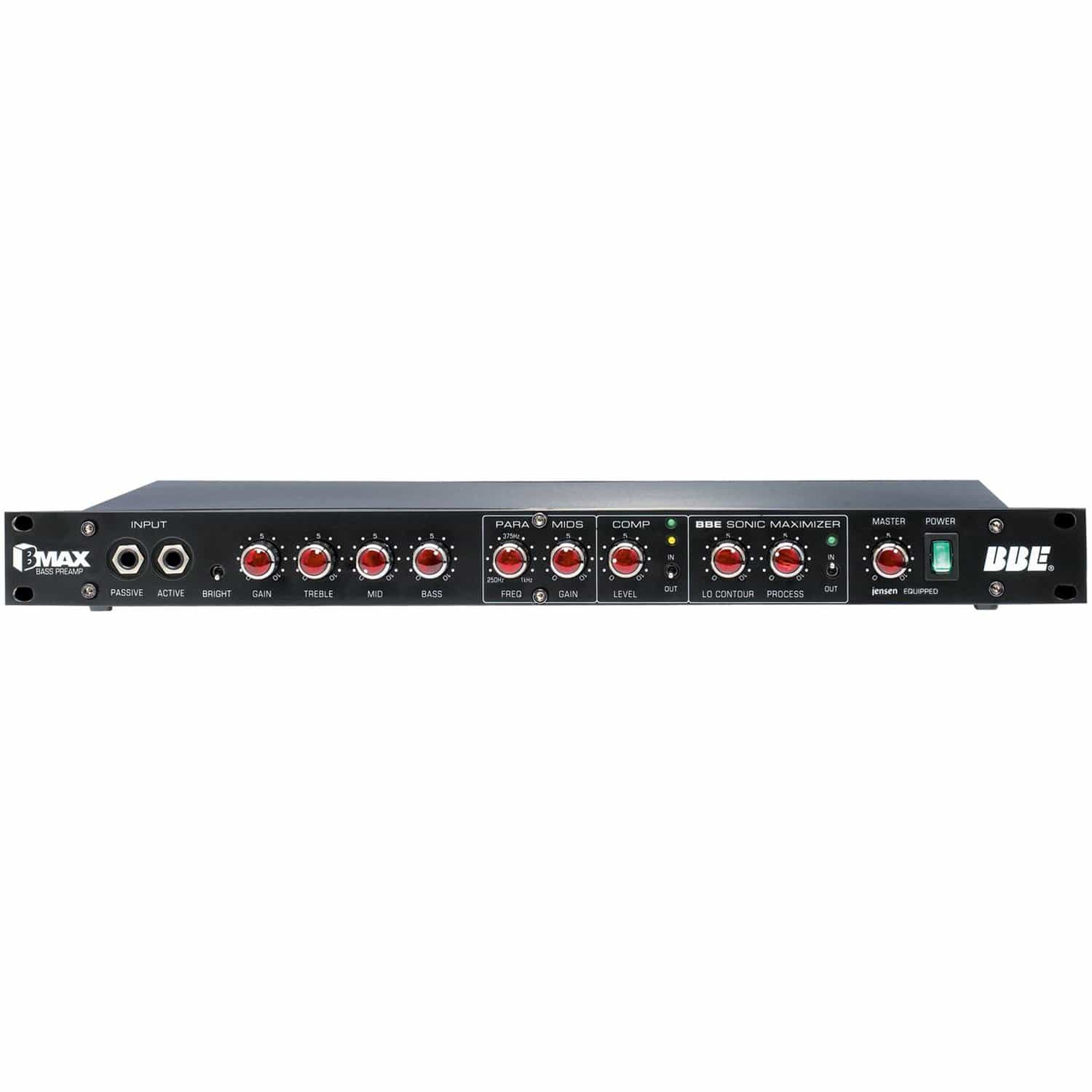 bbe pre amps bbe bmax all-analog bass preamp