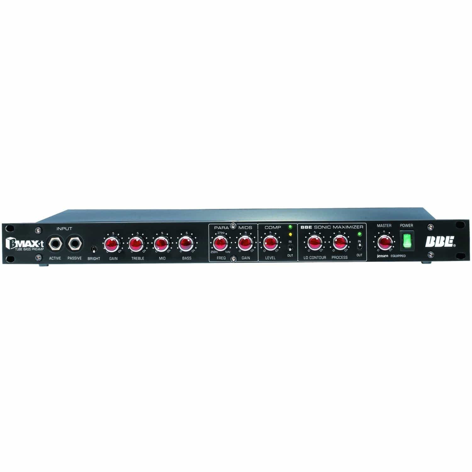 bbe pre amps bbe bmax-t all-analog tube bass preamp