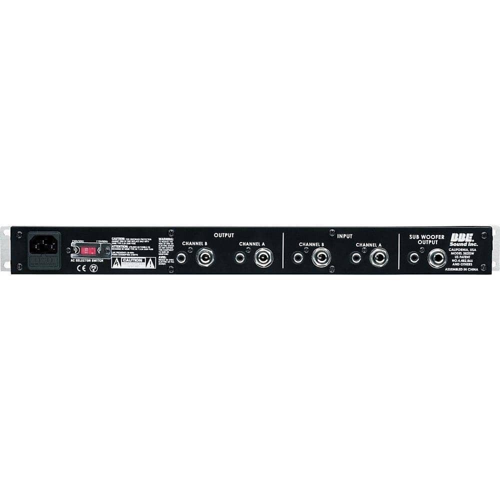 bbe signal processors bbe 382isw sonic maximizer audio enhancing signal processor