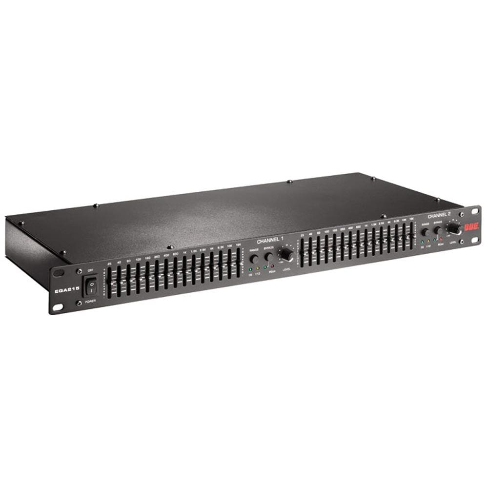 bbe signal processors bbe eqa-215 all-analog 15-band graphic equalizer signal processor