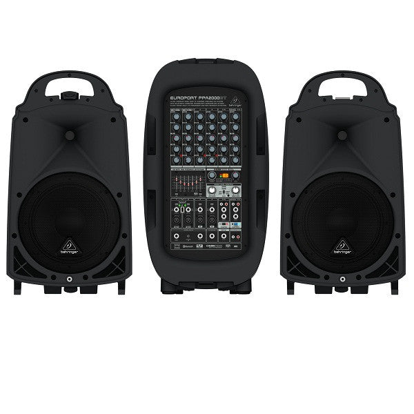 behringer active pa speakers behringer europort ppa2000bt