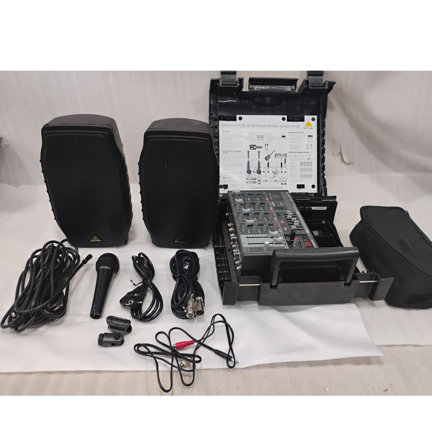 Behringer Active PA Speakers Behringer EUROPORT PPA200BT - Open Box B Stock