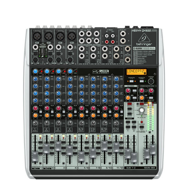 behringer analog mixers behringer xenyx qx1622usb usb mixer