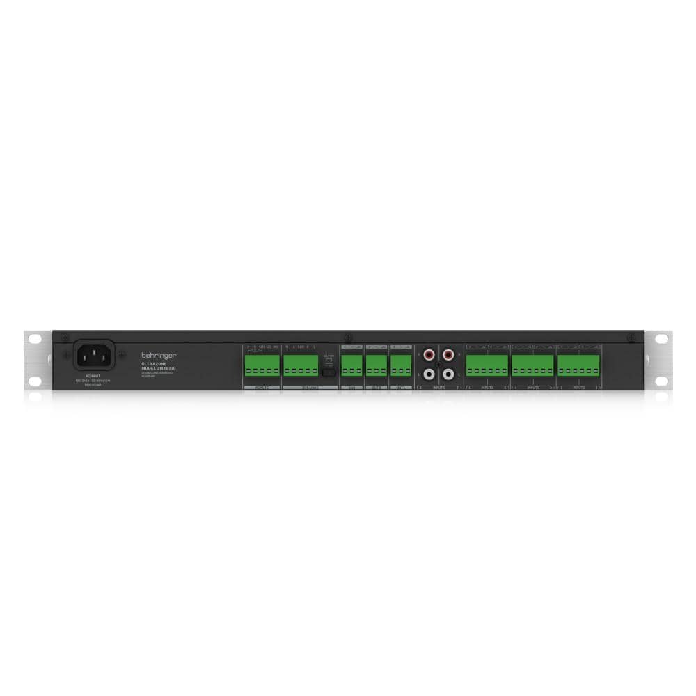 behringer analog mixers behringer zmx8210 v2 8 channel 3 bus powered mixer