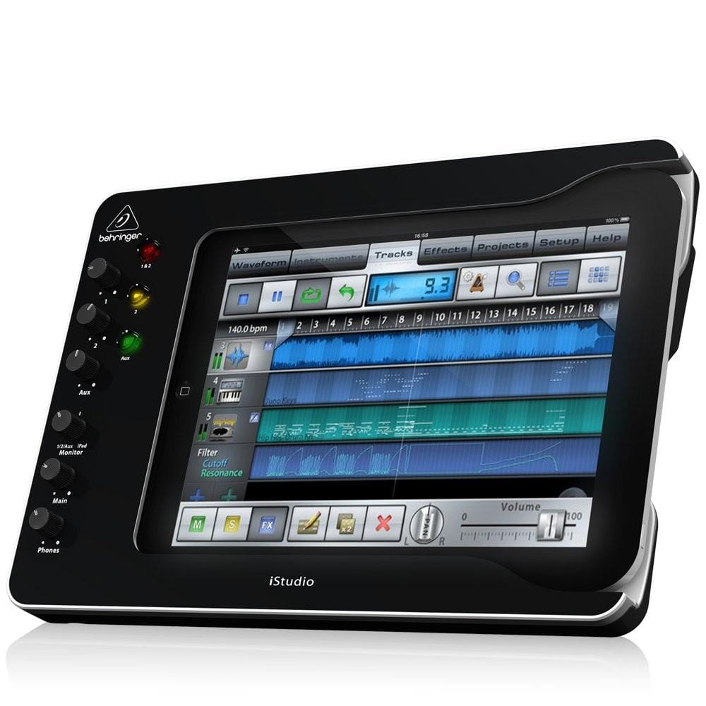 behringer audio interfaces behringer istudio is202 professional ipad docking station