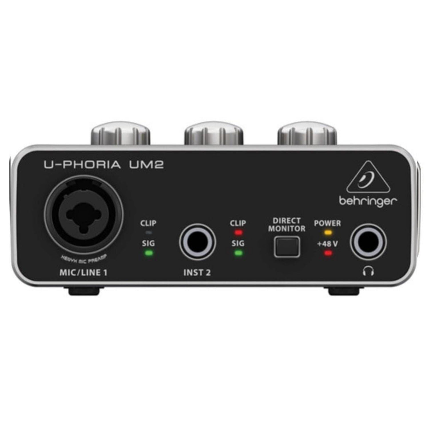 Behringer Audio Interfaces Behringer U-PHORIA STUDIO Recording Podcasting Bundle with Audio Interface, Microphone & Headphones