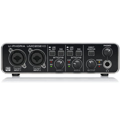 Behringer Audio Interfaces Behringer U-PHORIA UMC202HD Audio Interface with Midas Pre Amplifier