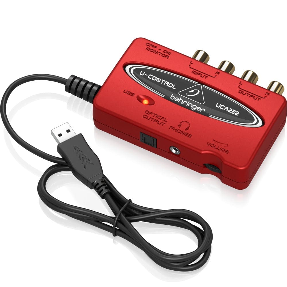 behringer audio interfaces behringer uca222 u-control audio interface