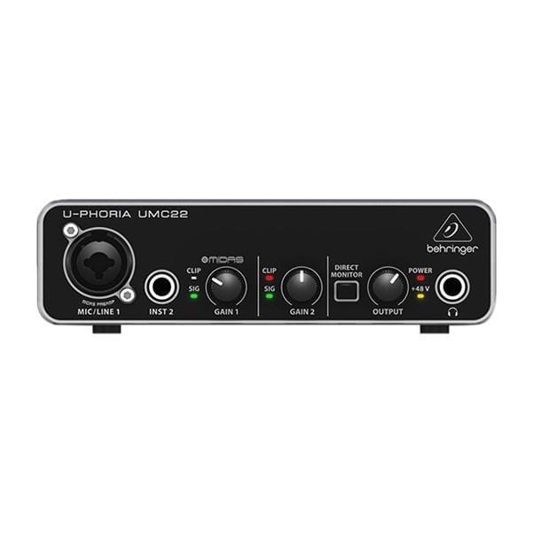 Behringer Audio Interfaces Behringer UMC22 Audio Interface - Open Box
