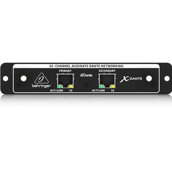 behringer audio interfaces behringer x-dante expansion card for x32
