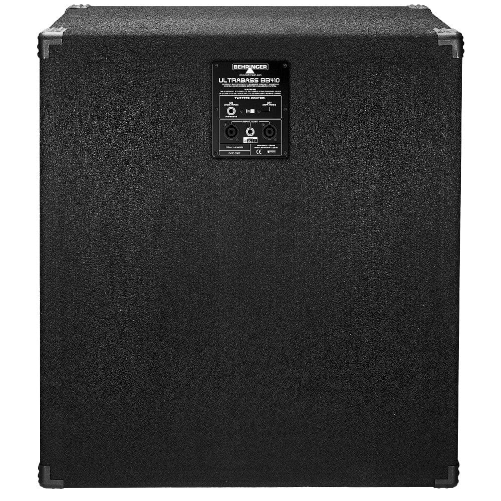 behringer bass amplifier cabinets behringer bb410 ultrabass 1200w 4x10 bass amplifier cabinet