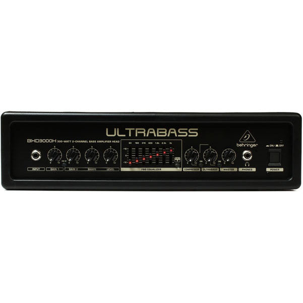 behringer bass amplifier heads behringer bxd3000h ultrabass amp head with compressor