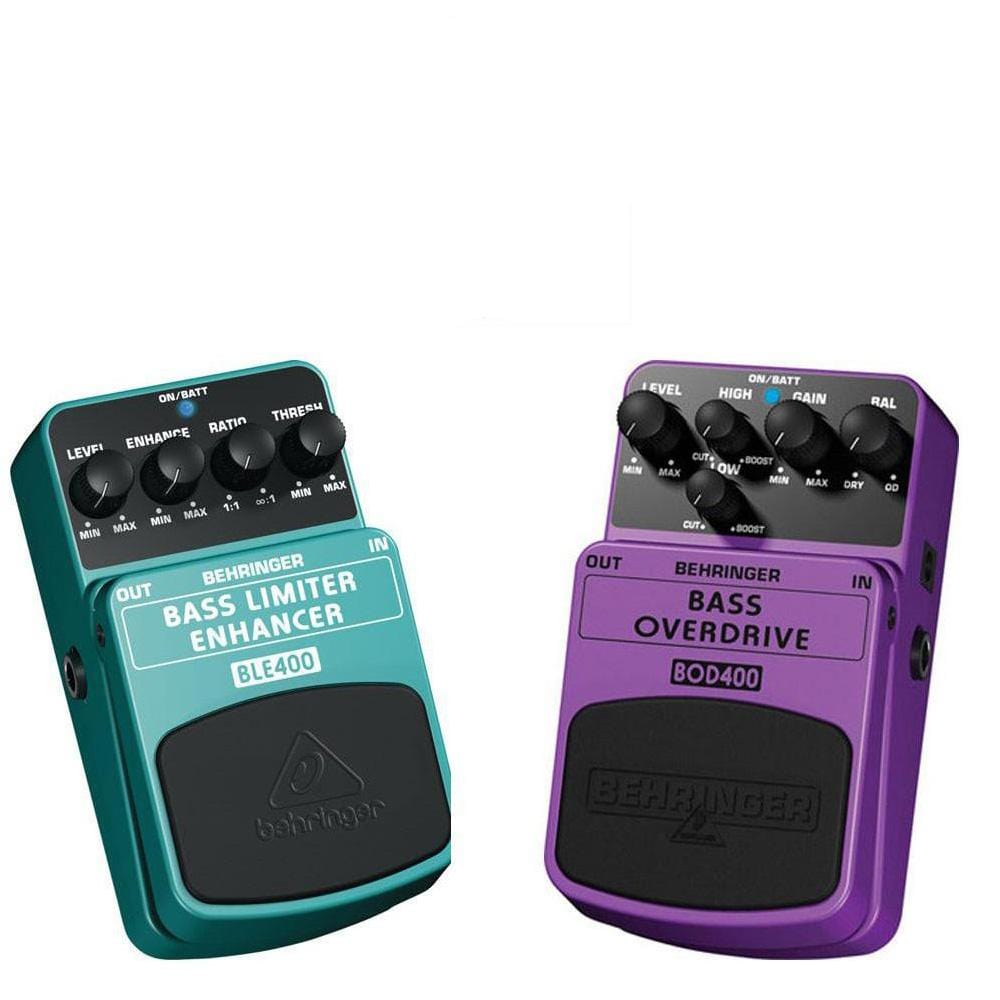 behringer bass effects behringer home creation pedal bundle with limiter enhancer & bass overdrive