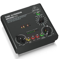 Behringer Condenser Microphones Behringer Voice Studio Condenser Mic with Tube Pre Amplifier & USB Audio Interface Bundle