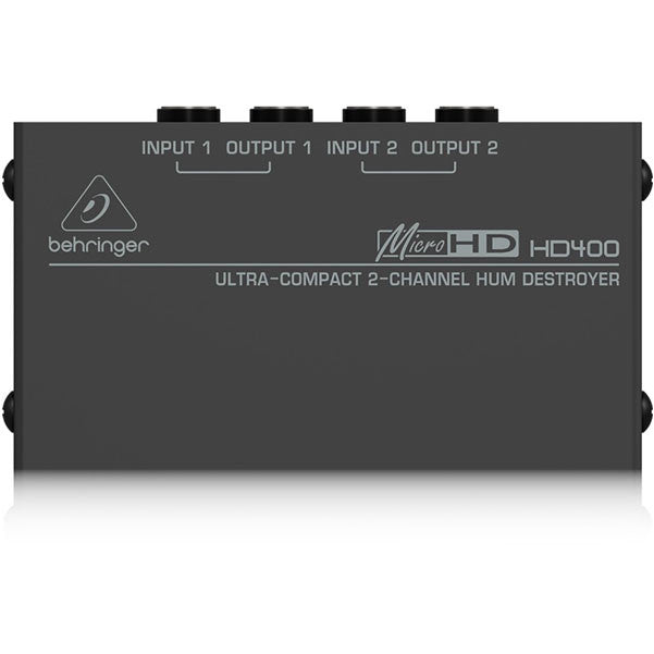behringer d i boxes black behringer hd400 microhd #color_black