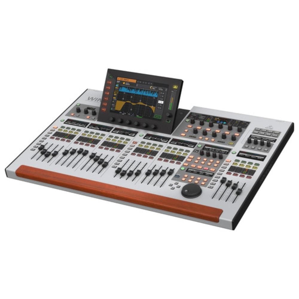 behringer digital mixers behringer wing 48-channel 28 bus digital mixing console with 10 inch touch screen