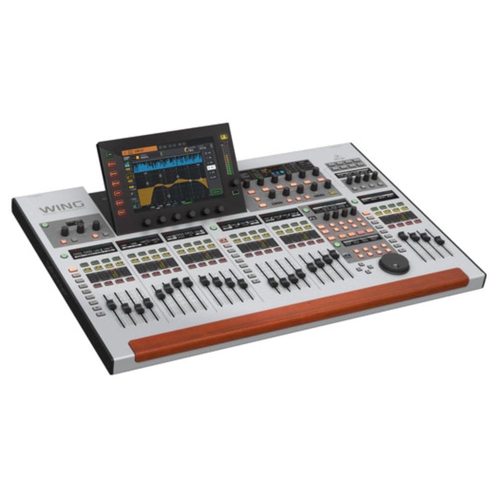behringer digital mixers behringer wing 48-channel 28 bus digital mixing console with 10 inch touch screen
