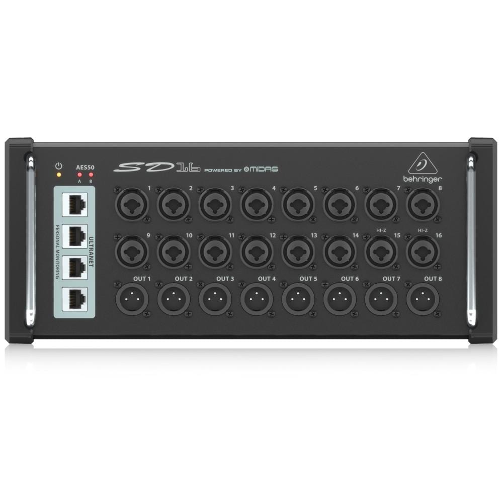 behringer digital stage box behringer sd16 i/o interfaces