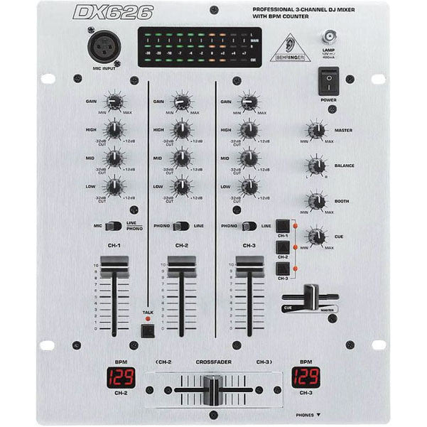 behringer dj mixers behringer dx626 pro dj mixer