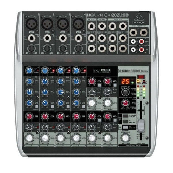 behringer dj mixers behringer xenyx qx1202usb dj mixer