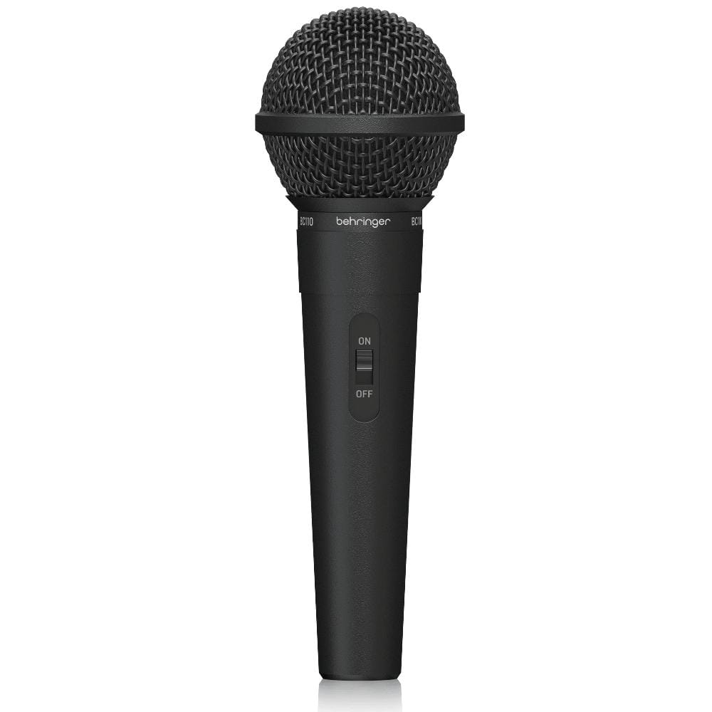 behringer dynamic microphones black behringer bc110 handheld dynamic vocal microphone set