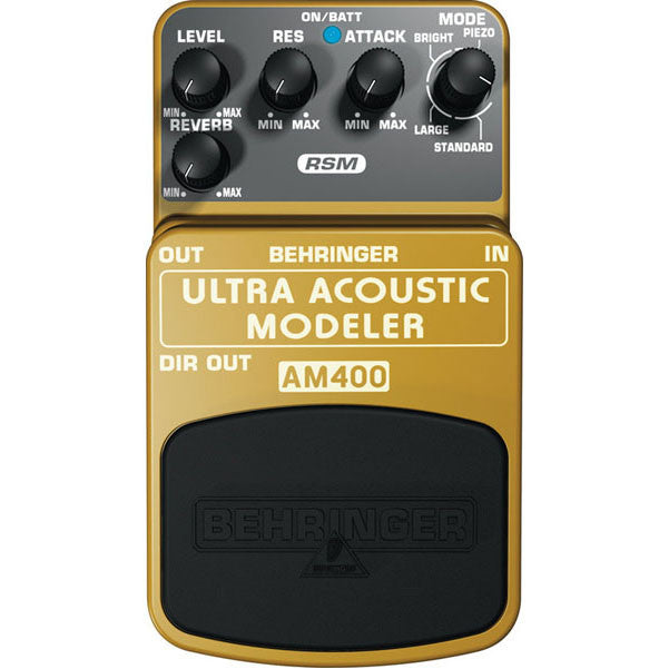behringer effect pedals behringer am400 ultra acoustic modeler
