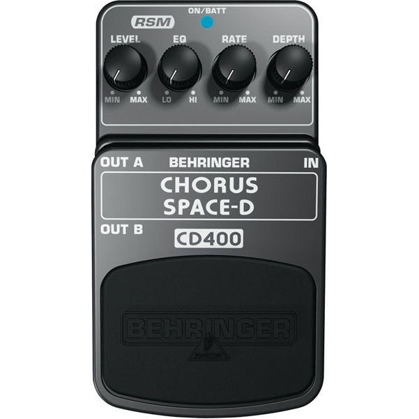 behringer effect pedals behringer cd400 chorus space-d guitar effects pedal