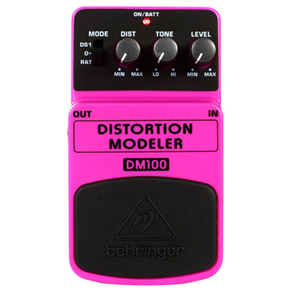 behringer effect pedals behringer dm100 distortion modeler