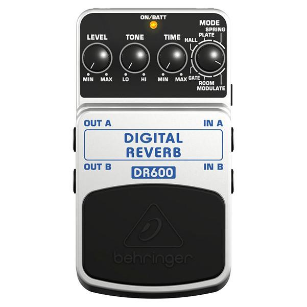 behringer effect pedals behringer dr600 digital reverb guitar effects pedal - open box