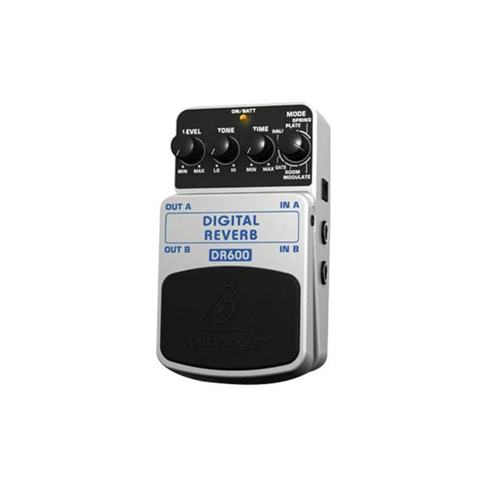 behringer effect pedals behringer dr600 digital reverb guitar effects pedal - open box