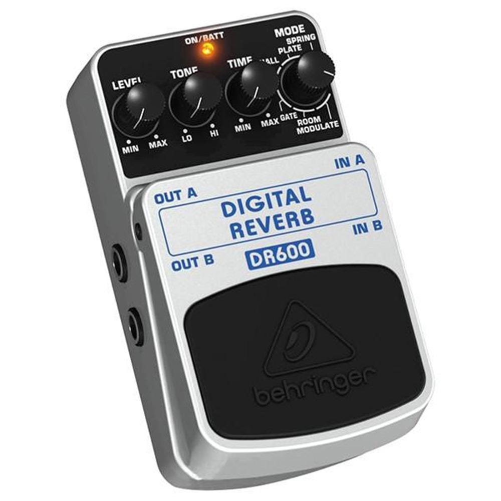 behringer effect pedals behringer dr600 digital reverb guitar effects pedal - open box
