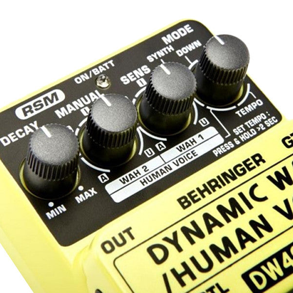behringer effect pedals behringer dw400 dynamic wah