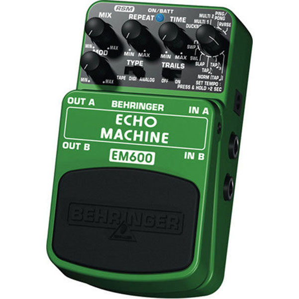 behringer effect pedals behringer em600 echo machine modeling effects pedal