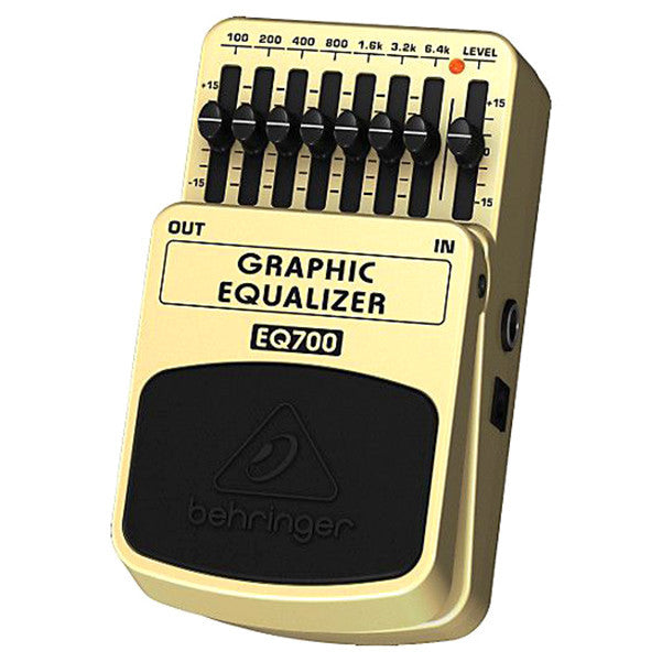 behringer effect pedals behringer eq700 graphic equalizer effects pedal