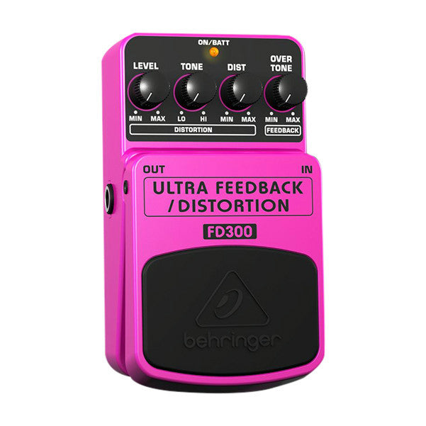 behringer effect pedals behringer fd300 ultra feedback/distortion pedal